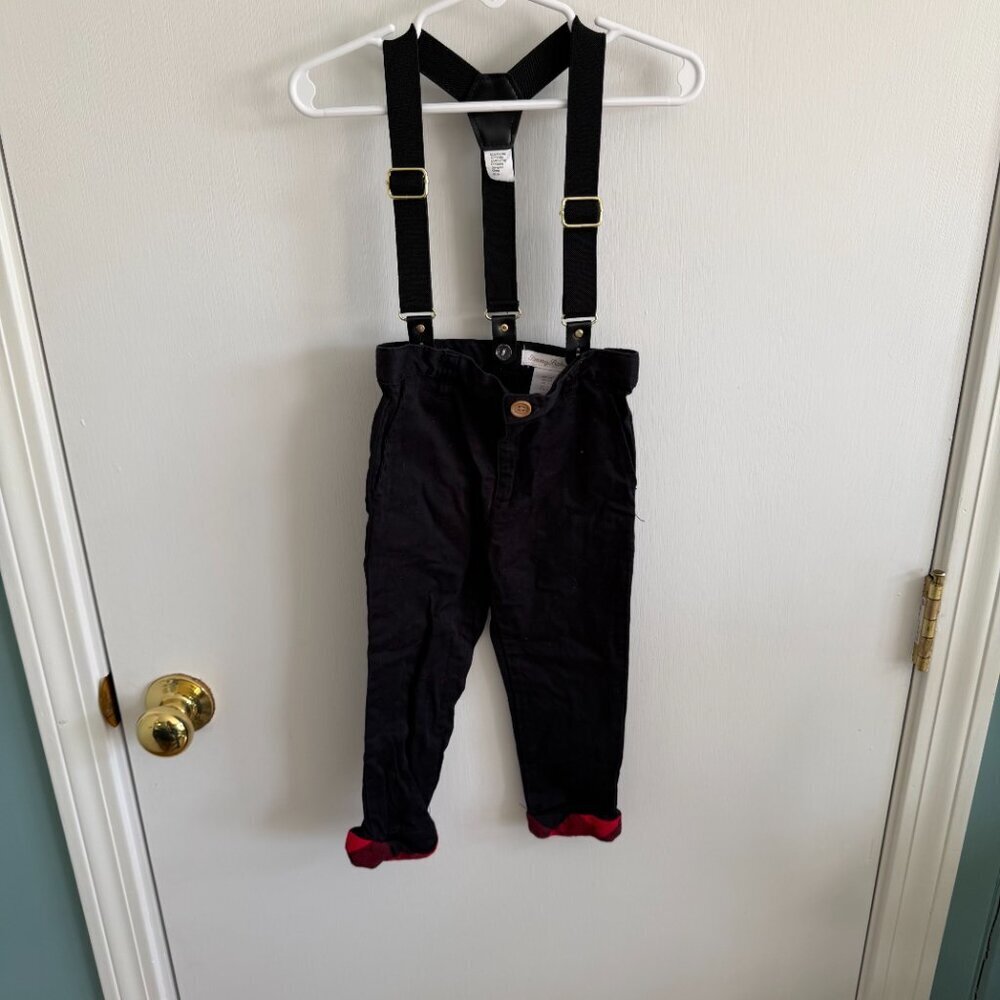 Tommy Bahama Toddler Suspender Pants 12-24 Months - Picture 3 of 3